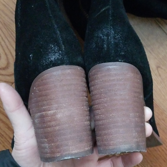 Splendid Black Suede Loretta OTK Boot - Picture 5 of 8